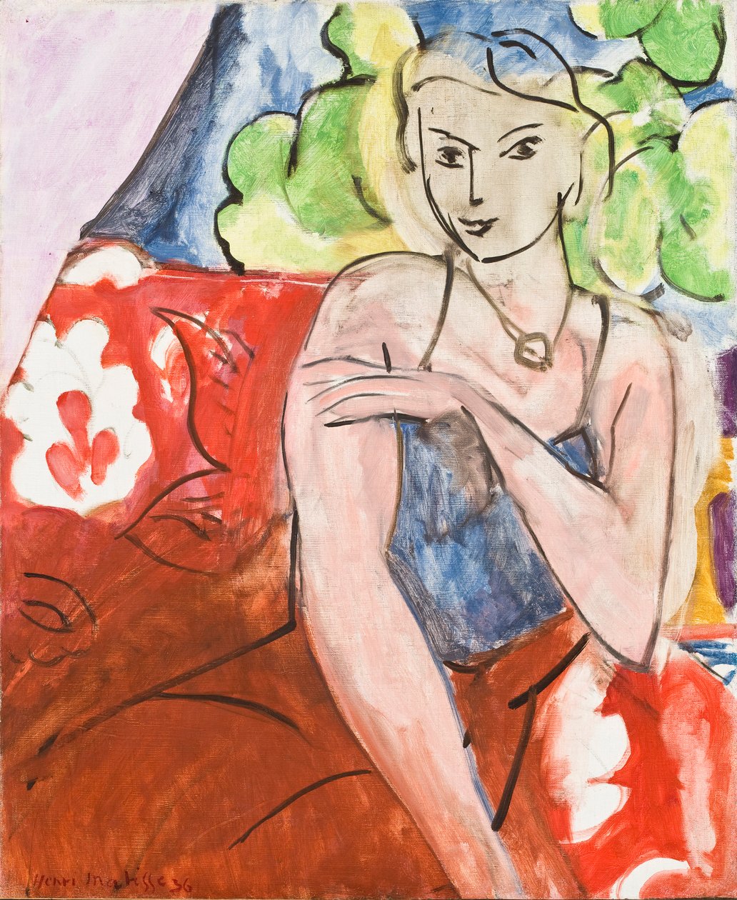 Henri Matisse - Young girl seated (La Biche) 