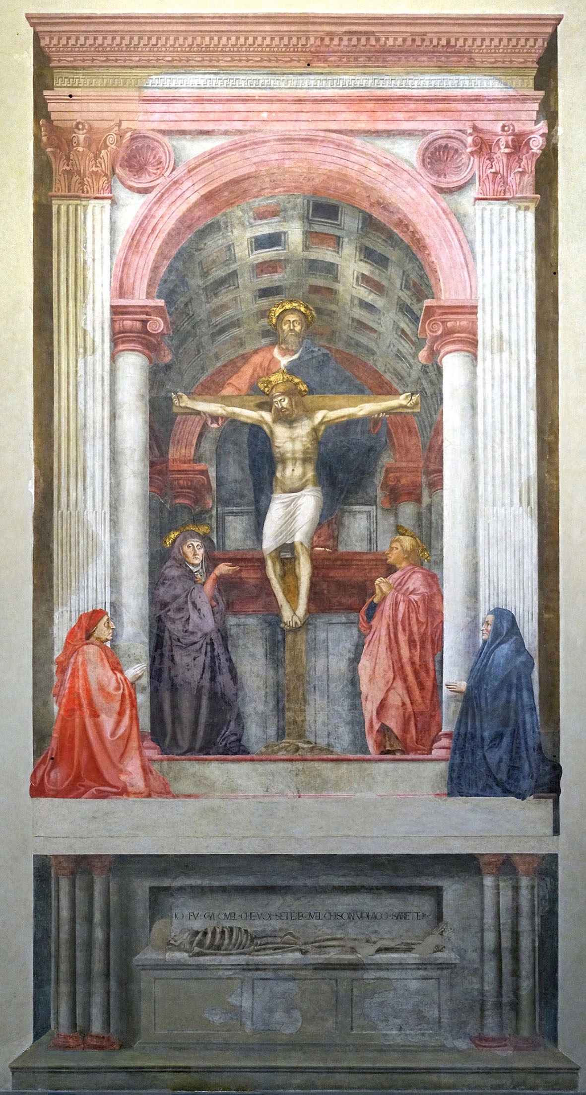 Masaccio - Trinity - Santa Maria Novella